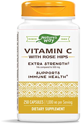 Nature's Way Vitamin C with Rose Hips; 1000 mg Vitamin C per Serving; 250 Capsules