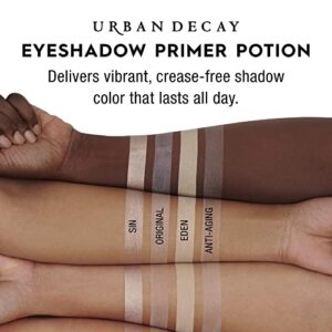 Urban Decay Eyeshadow Primer Potion, Eden - Award-Winning Nude Matte Eye Primer for Crease-Free Eyeshadow & Makeup Looks - Lasts All Day - Great for Oily Lids - 0.33 fl oz