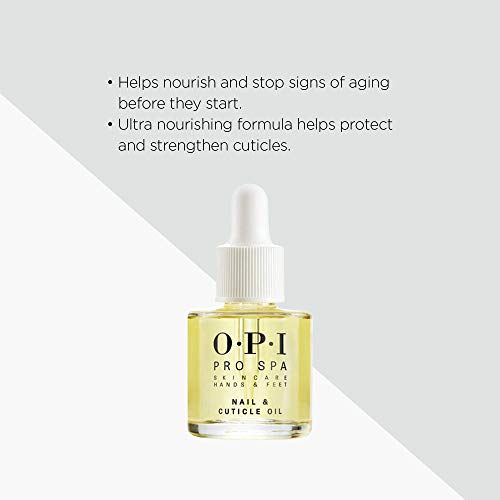 OPI Nail Strengthener, Nail Envy Nail Strengthener Treatment, Nail Treatments, 0.5 fl oz, OPI ProSpa Collection, Manicure Nail & Cuticle Oil and Skin Care Essentials