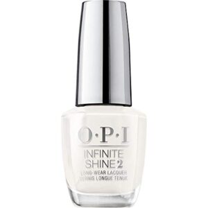 opi infinite shine 2 long-wear nail lacquer, opaque soft white crème finish white nail polish, up to 11 days of wear, chip resistant & fast drying gel-like polish, funny bunny, 0.5 fl oz
