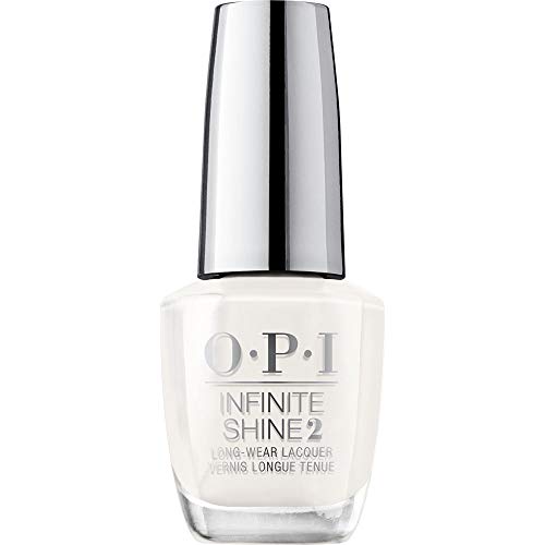 OPI Infinite Shine 2 Long-Wear Nail Lacquer, Opaque Soft White Crème Finish White Nail Polish, Up to 11 Days of Wear, Chip Resistant & Fast Drying Gel-Like Polish, Funny Bunny, 0.5 fl oz