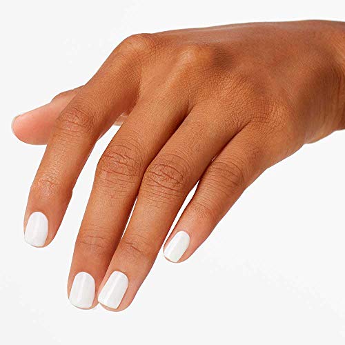 OPI Infinite Shine 2 Long-Wear Nail Lacquer, Opaque Soft White Crème Finish White Nail Polish, Up to 11 Days of Wear, Chip Resistant & Fast Drying Gel-Like Polish, Funny Bunny, 0.5 fl oz