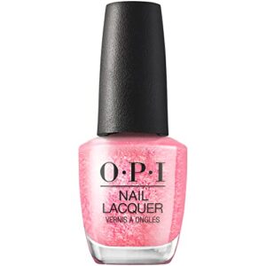 opi nail lacquer, pixel dust, pink nail polish, xbox collection, 0.5 fl. oz.