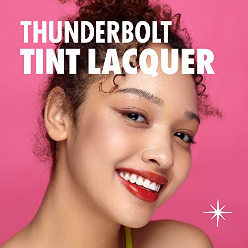 COLORGRAM Thunderbolt Tint Lacquer - True Beauty K-Drama Makeup, Glossy Long Lasting Moisturizing Lip Stain (0.2 fl.oz, 04 Daily Tok)