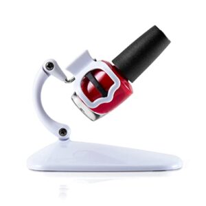 grip and tip nail polish holder, fingernail polishing tool, manicure and pedicure accessory