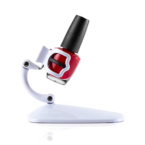 Grip and Tip Nail Polish Holder, Fingernail Polishing Tool, Manicure and Pedicure Accessory