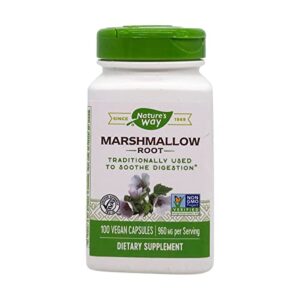 nature’s way premium herbal marshmallow root 960 mg per serving 100 vcaps