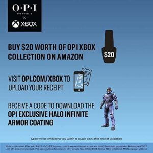 OPI Nail Lacquer, Sage Simulation, Green Nail Polish, Xbox Collection, 0.5 fl. oz.