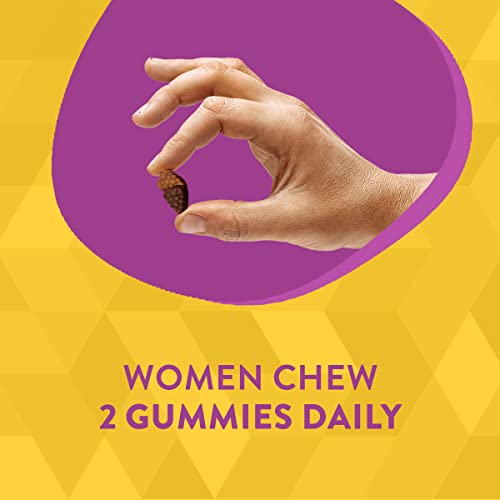 Nature’s Way Alive! Women’s Gummy Multivitamins, Vitamins & Minerals, Supports Whole Body Wellness*, Vegetarian, Mixed Berry Flavored, 130 Gummies