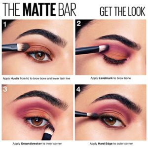 Maybelline New York The Matte Bar Eyeshadow Palette, 300 THE MATTE BAR, 1 Count