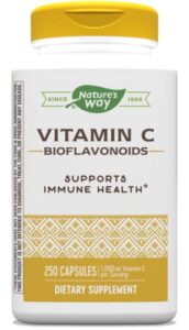 nature’s way vitamin c with bioflavonoids, immune support*, 1000 mg per serving, 250 capsules