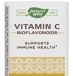 Nature's Way Vitamin C with Bioflavonoids, Immune Support*, 1000 mg per serving, 250 Capsules