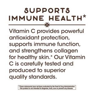 Nature's Way Vitamin C with Bioflavonoids, Immune Support*, 1000 mg per serving, 250 Capsules