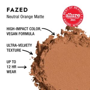 URBAN DECAY 24/7 Eyeshadow Compact - Award-Winning & Long-Lasting Eye Makeup - Up to 12 Hour Wear - Ultra-Blendable, Pigmented Color - Vegan Formula – Fazed (Neutral Orange Matte)