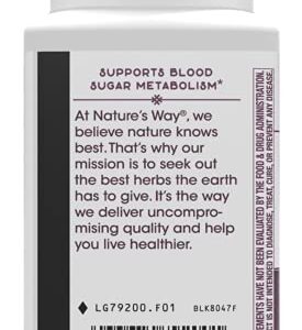 Nature's Way Blood Sugar Manager with Gymnema, Supports Blood Sugar Metabolism*, Vitamin A Supplement, 90 Capsules