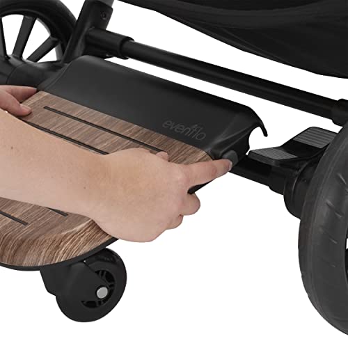 Evenflo Stroller Rider Board, Convenient Riding Options, Non-Skid Surface, Smooth-Ride Wheels, Easy to Use, Holds up to 50 Pounds, No Additional Parts Needed - 1 Count (Pack of 1)