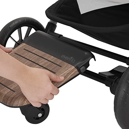 Evenflo Stroller Rider Board, Convenient Riding Options, Non-Skid Surface, Smooth-Ride Wheels, Easy to Use, Holds up to 50 Pounds, No Additional Parts Needed - 1 Count (Pack of 1)