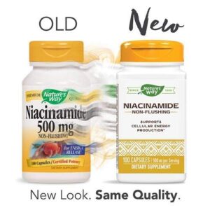 Nature's Way Niacinamide 500mg, Pack of 3