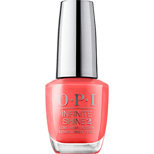 OPI Infinite Shine 2 Long-Wear Lacquer, Live.Love.Carnaval, Orange Long-Lasting Nail Polish, 0.5 fl oz