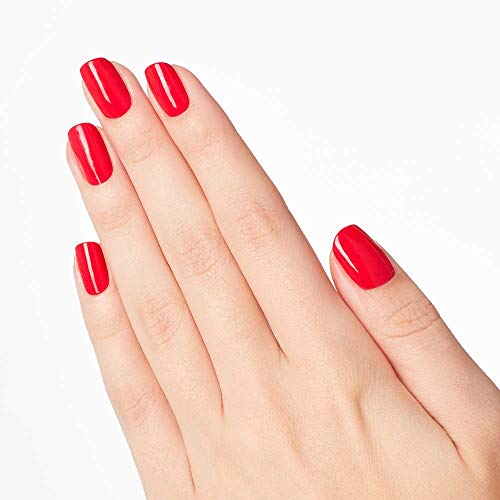 OPI Infinite Shine 2 Long-Wear Lacquer, We Seafood and Eat It, Red Long-Lasting Nail Polish, Lisbon Collection, 0.5 fl oz