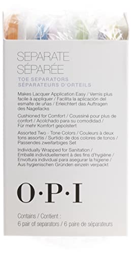 OPI Toe Separators, Pedicure Essentials, 6 Count