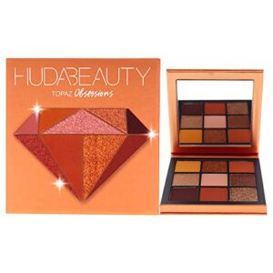 hudabeauty huda beauty obsessions eyeshadow palette – topaz women eye shadow 0.04 oz
