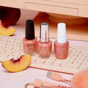 OPI Infinite Shine Long-Wear Lacquer, Data Peach, Pink OPI Long-Lasting Nail Polish, me myself and OPI Spring ‘23 Collection, 0.5 fl oz.