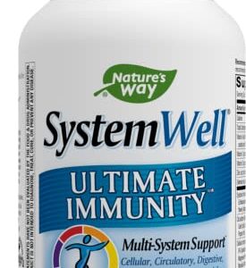 Nature's Way Systemwell Ultimate Immunity, Multi-System Support* with Vitamins C, A, & D, Zinc, and Selenium, 90 Tablets