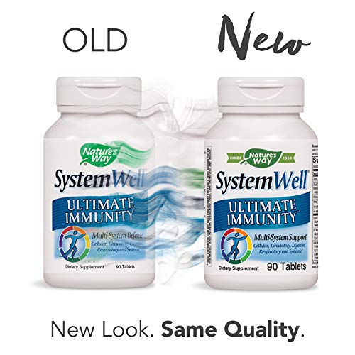 Nature's Way Systemwell Ultimate Immunity, Multi-System Support* with Vitamins C, A, & D, Zinc, and Selenium, 90 Tablets