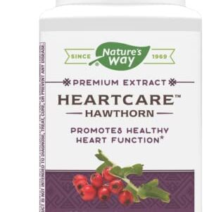 Nature's Way Heart Care Hawthorn Extract, Supports Healthy Heart Function*, 120 Tablets