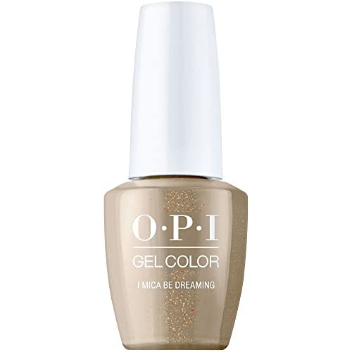 OPI GelColor, I Mica Be Dreaming, Gold Gel Nail Polish, Fall Wonders Collection, 0.5 fl oz