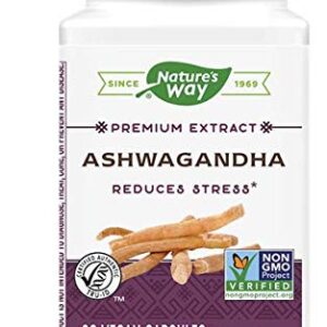 Natures Way Ashwagandha Standardized Extract 60 Vcaps ( 2 PACK )