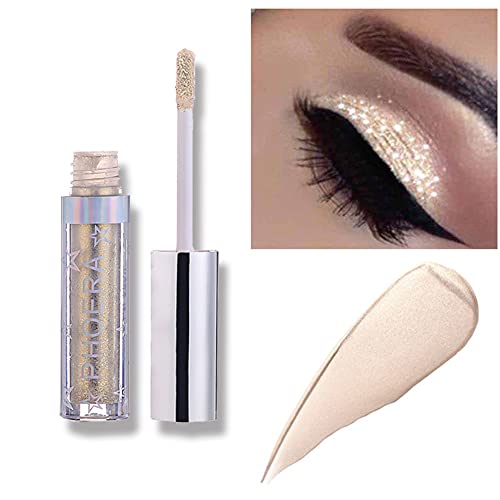 KDOWES Liquid Eyeshadow, Waterproof Glitter Shimmer Sparkle Eye Stick Easy To Wear Long Lasting Eyeliner Eye Pencil Makeup Cosmetics(A101)