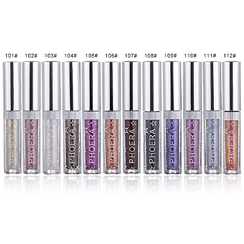 KDOWES Liquid Eyeshadow, Waterproof Glitter Shimmer Sparkle Eye Stick Easy To Wear Long Lasting Eyeliner Eye Pencil Makeup Cosmetics(A101)