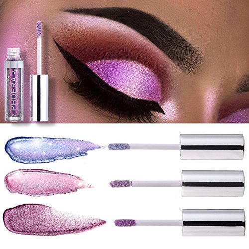 KDOWES Liquid Eyeshadow, Waterproof Glitter Shimmer Sparkle Eye Stick Easy To Wear Long Lasting Eyeliner Eye Pencil Makeup Cosmetics(A101)