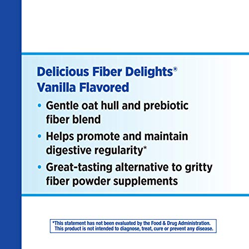 Nature's Way Fiber Delights Daily Fiber for Regularity*, Vanilla Flavored, 60 Chewables