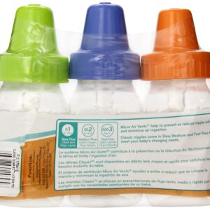 Evenflo 3 Pack Classic Clear Bottle without BPA, 4 Ounce (Discontinued by Manufacturer)