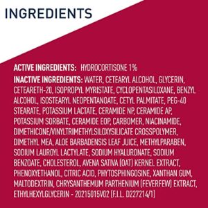 CeraVe Hydrocortisone Cream 1% | Anti-Itch Cream with Temporarily Relief from Rashes with Eczema-Prone & Dry Skin | Itch Relief Cream | Fragrance Free | 1 Ounce