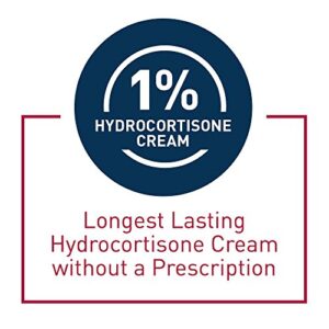 CeraVe Hydrocortisone Cream 1% | Anti-Itch Cream with Temporarily Relief from Rashes with Eczema-Prone & Dry Skin | Itch Relief Cream | Fragrance Free | 1 Ounce