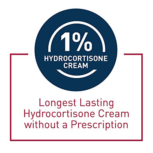 CeraVe Hydrocortisone Cream 1% | Anti-Itch Cream with Temporarily Relief from Rashes with Eczema-Prone & Dry Skin | Itch Relief Cream | Fragrance Free | 1 Ounce