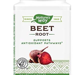 Nature's Way Beet Root 500 mg, 100 Vegetarian Capsules, Pack of 3