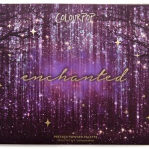 Colourpop Enchanted Eyeshadow Palette Matte Shimmery Metallic Cruelty-Free Purples Pinks