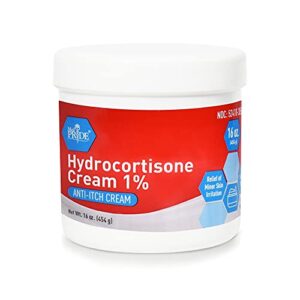 medpride hydrocortisone 1% anti itch cream – maximum strength instant itch relief cream for mosquito bites, eczema, dermatitis, skin infections & hemorrhoids – suitable for sensitive skin- 16 oz