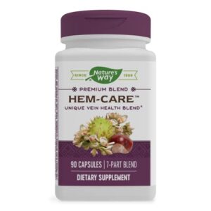 nature’s way hem-care unique vein tone blend, 90 count