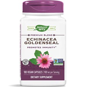 nature’s way premium blend echinacea goldenseal 900 mg per serving 180 capsules