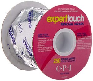 opi expert touch removal wraps for nails