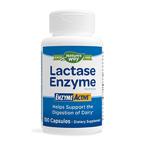 Nature's Way Lactase Formula, Enzyme Active, 100 Capsules