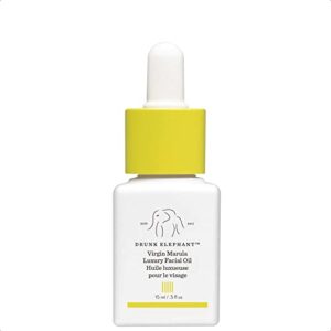 drunk elephant virgin marula luxury facial oil – vegan anti-aging skin care and face moisturizer (15 ml / 0.5 fl oz)