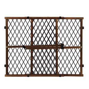 position & lock baby gate, pressure-mounted, farmhouse collection