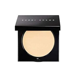 bobbi brown sheer finish pressed powder – 01 pale yellow by bobbi brown for women – 0.38 ounce powder, 0.38 ounce